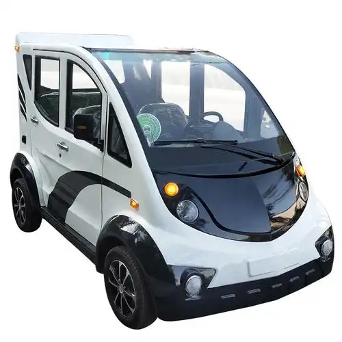 企业店铺巡逻车四轮电动物业保安城管巡逻治安电动四轮车