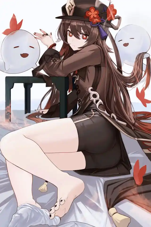 原神美图壁纸胡桃3