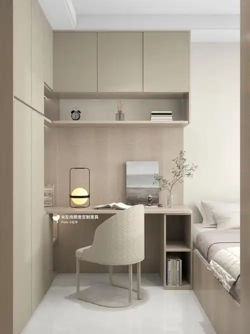 小户型书桌卧室书桌这样做办公学习不占地