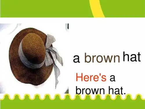 外研版(三起)英语三年级下册module 10 unit 1 heres a red hat公开