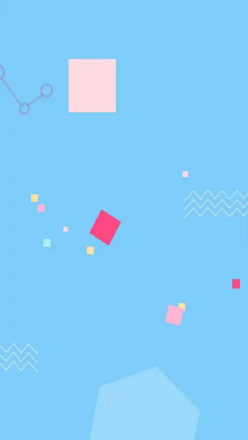 几何蓝色简约海报广告h5背景