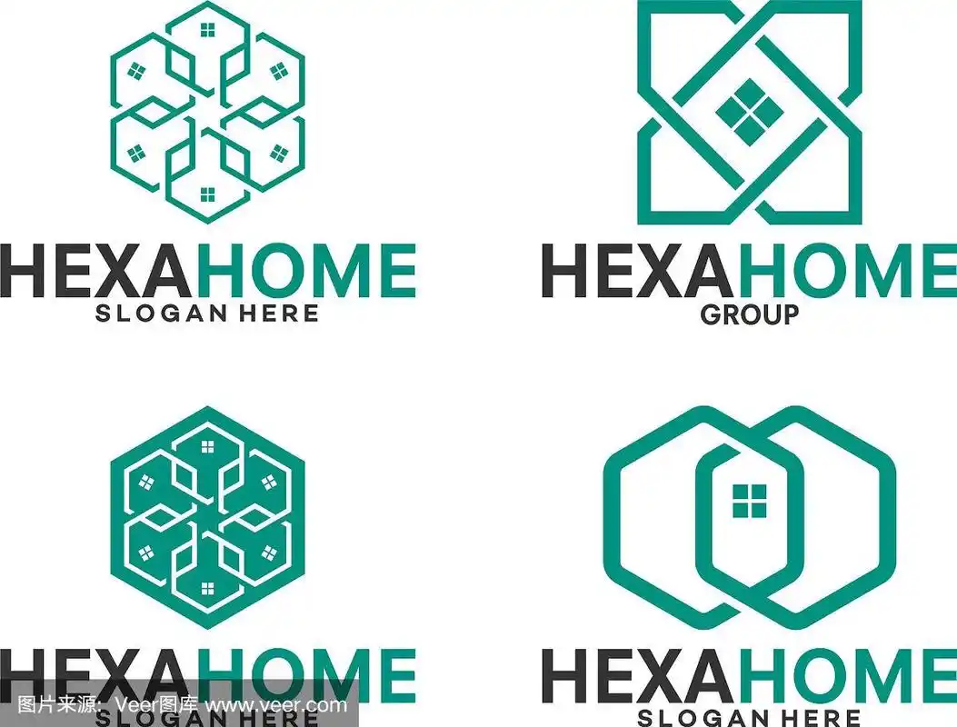 设置六边形的家标志