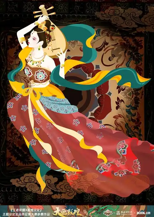 飞天敦煌|插画|概念设定|未太阳 - 原创作品 - 站酷 (zcool)