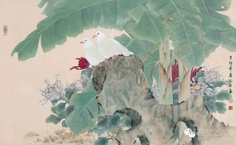 图文教程工笔芭蕉叶设色步骤与技法