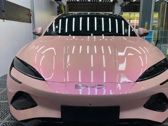 比亚迪粉色海豹击中你的少女心