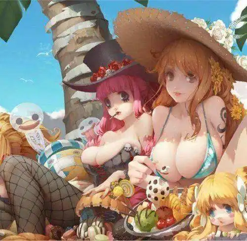 海贼王女性角色夏装图片