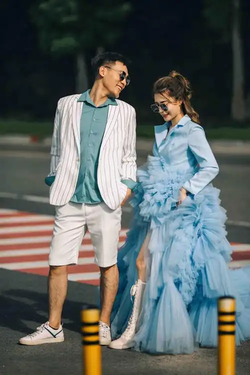 时尚街拍纪实婚纱照