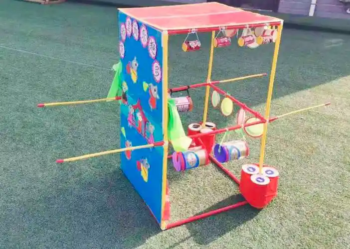 废旧物品巧妙利用,玩教具制作展风采——刘家洼中心幼儿园