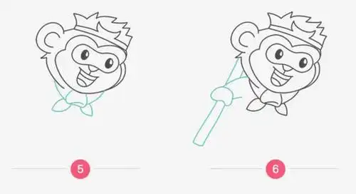 教你孙悟空简笔画