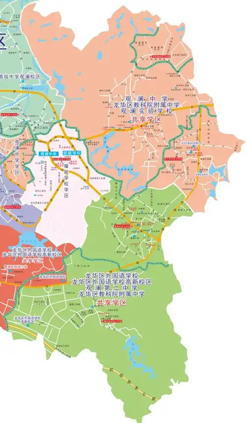 深圳市龙华区教育局关于2022年秋季新开办公办学校招生范围的公示