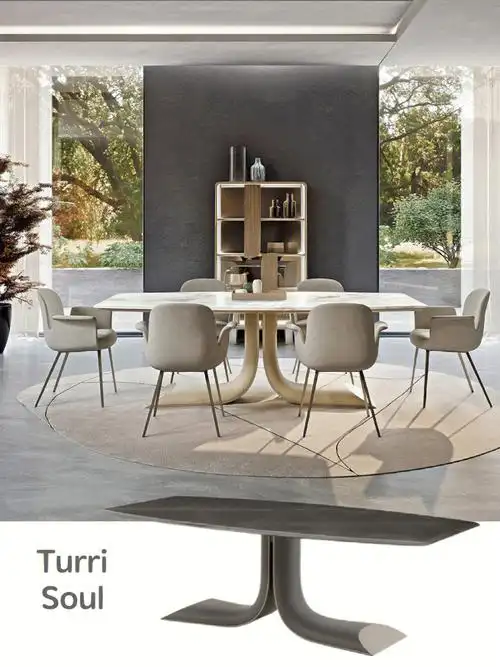 尺寸:2350*1200*750#大理石餐桌  #turri家具  #turri2022  #turri