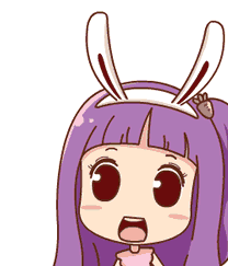 萌妹子gif眨眼gif可爱gif动漫gif