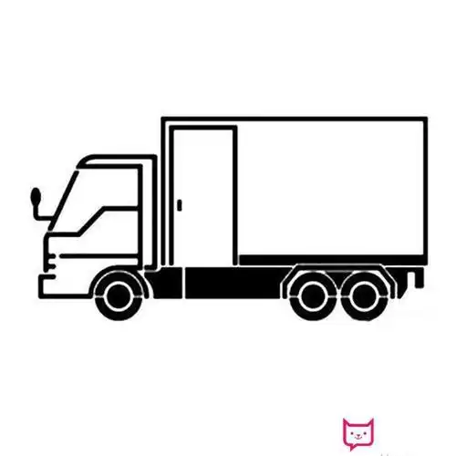 家常厢式货车简笔画