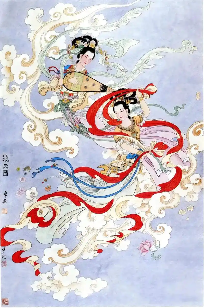 感受国画的意境之美 #古装仙女插画图集 #梦回大唐 #唐代 - 抖音