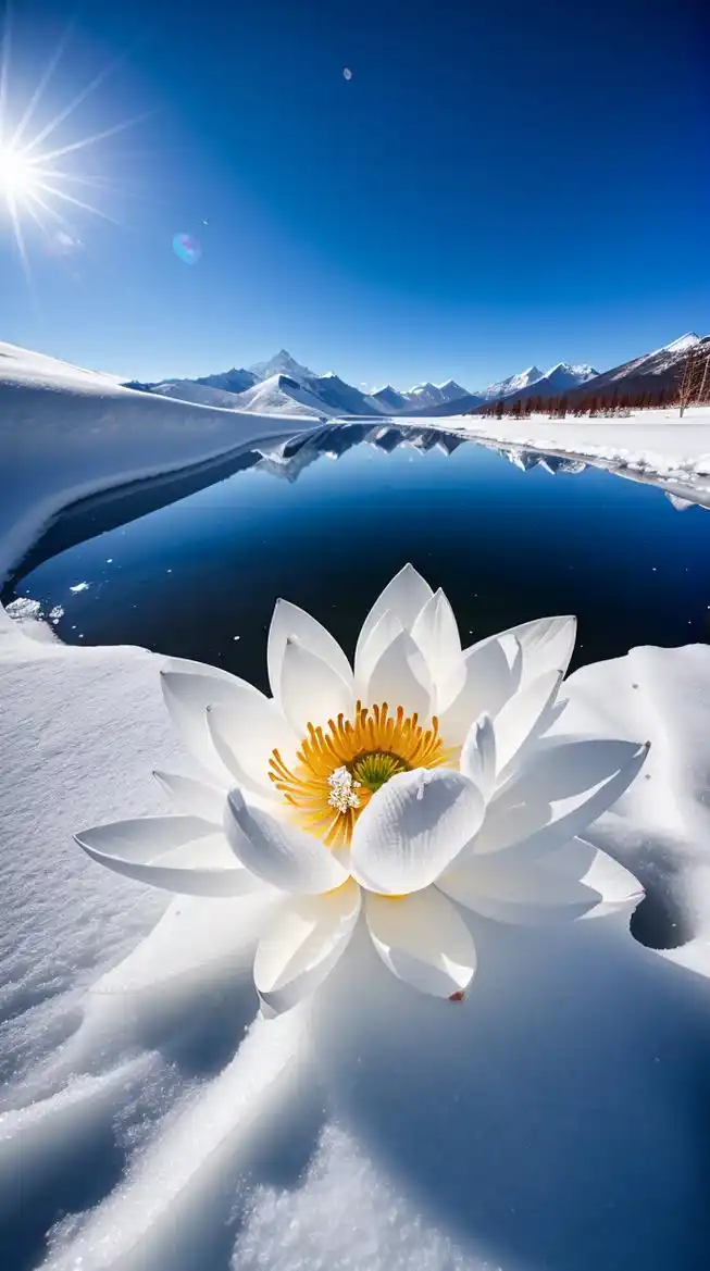 那天山上的雪莲花