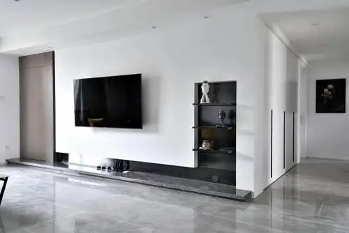 现代简约大户型的装修,黑白灰的组合,演绎出不同的浪漫与时尚!