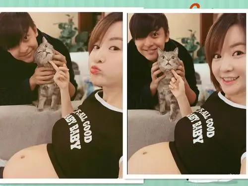 李晟疑怀双胞胎大腹便便满脸幸福引人羡慕 李晟怀孕大肚照