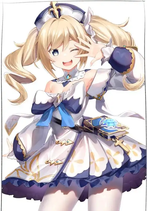 原神芭芭拉福利本子原神芭芭拉高清壁纸头像立绘大全