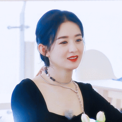 赵丽颖可爱动图