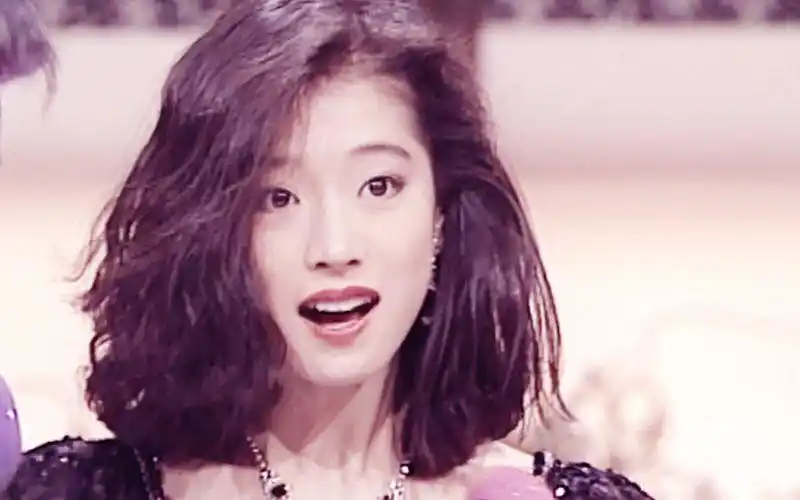 【中森明菜】与小林聪美同台 黑裙版 tango noir(the best ten 1987.