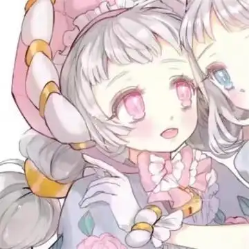 闺蜜头像卡通两张超萌二次元 好姐妹头像可爱一人一张