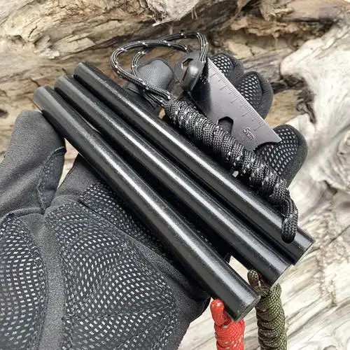 跨境热销户外打火棒镁棒 带刮片野营打火石取火棒 大号求生取火器