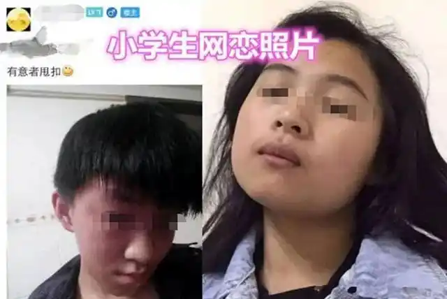 小学生"网恋照"火了,将头发梳成大人模样,网友:还是作业太少