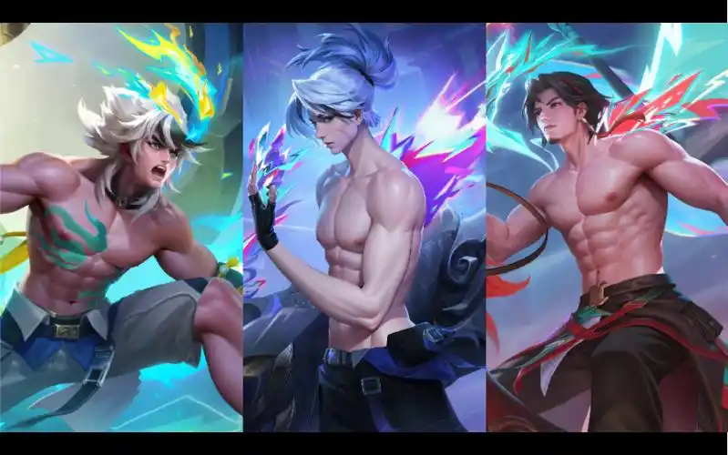 王者荣耀刘关张男英雄腹肌系列,百相守梦合集,爱了吗