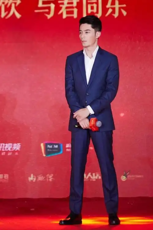 这表明霍建华的面孔展现出全方位的完美无瑕.