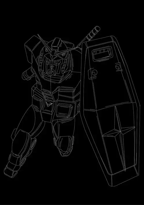 rx-78 元祖高达 动画版 临摹