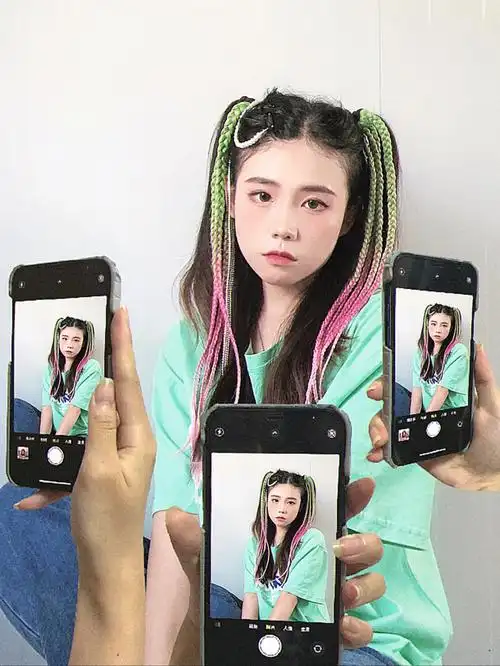 音乐节必备单品嘻哈发型脏辫假发造型推荐