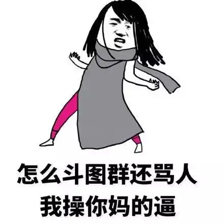 怎么斗图群还骂人,我操你妈的逼