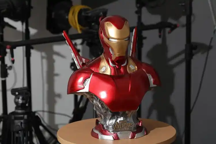 钢铁侠半身像手办模型mk46雕像复联漫威影视周边树脂胸像大摆件20cmmk