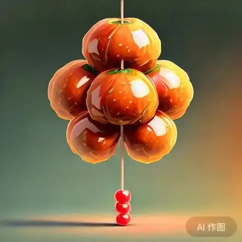 高清头像#中华美食系列#冰糖葫芦 - 抖音