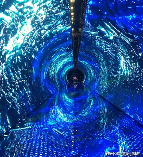 led时光隧道显示屏|沉浸式时空隧道屏|景区隧道屏厂家 德良仕