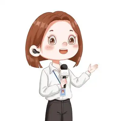 记者采访卡通人物记者日png素材记者日元素