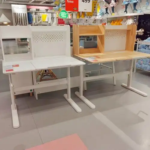 正品宜家ikea贝利徕加儿童小学生写字桌可升降书桌