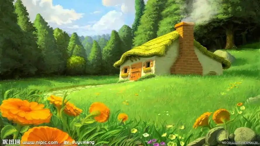 森林里的奇特小屋