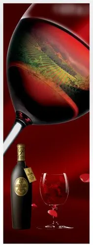 红酒商业促销海报背景