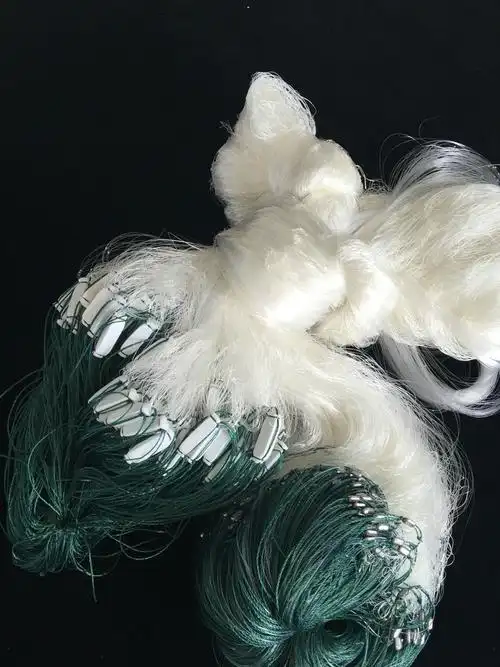 尼龙线3米3指50米三层沉网捕鱼渔网丝网粘网厂家批发