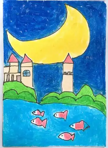 其它 学会观察 发现艺术 写美篇       深蓝色的天空中镶嵌着密密麻麻