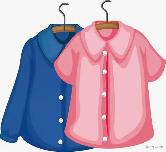 矢量卡通衣服手绘衣服png素材透明免抠图片-卡通手绘