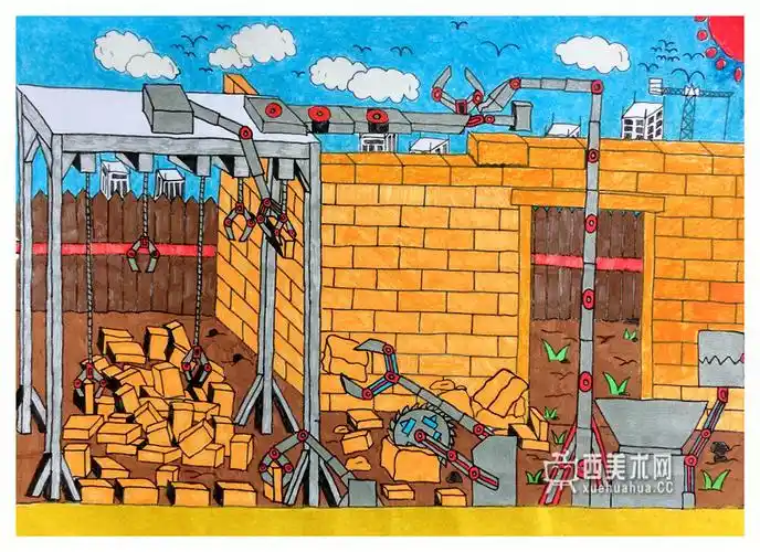 获奖的儿童科幻画作品:空中飞车热度 (906)查看飞向太空的宇宙飞船