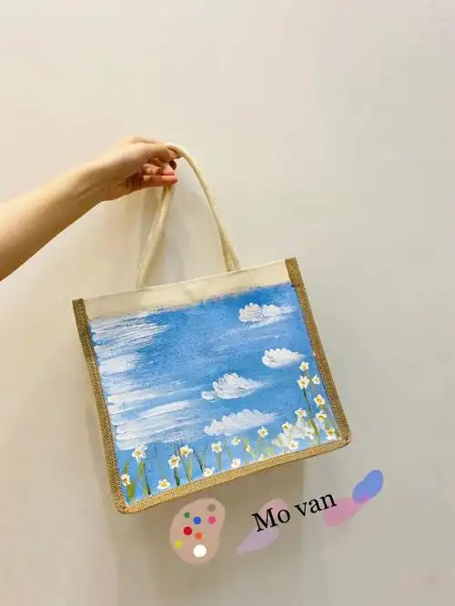 福州探店diy手绘宜家帆布包