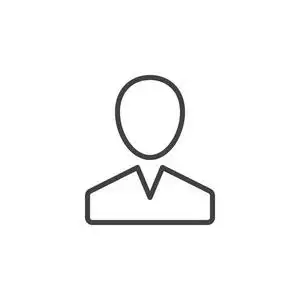 用户选择用户,人线图标,轮廓矢量符号,线性风格象形孤立在白色上.