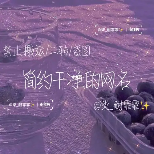 简约干净的网名