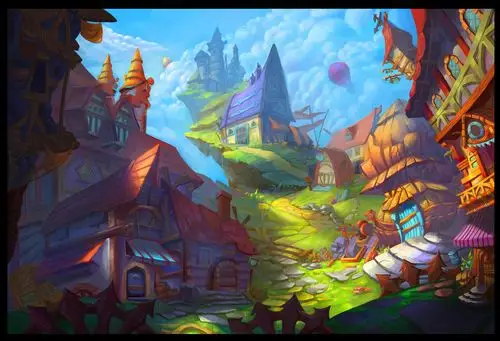 8张场景图|插画|游戏原画|放个屁追着玩 - 原创作品 - 站酷 (zcool)