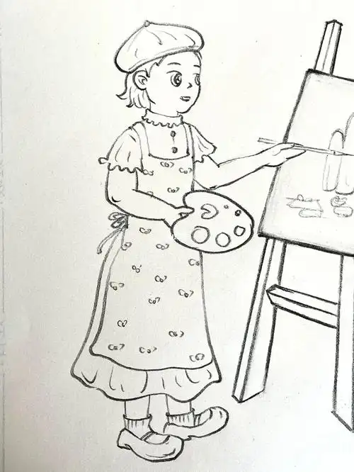 画一个小画家