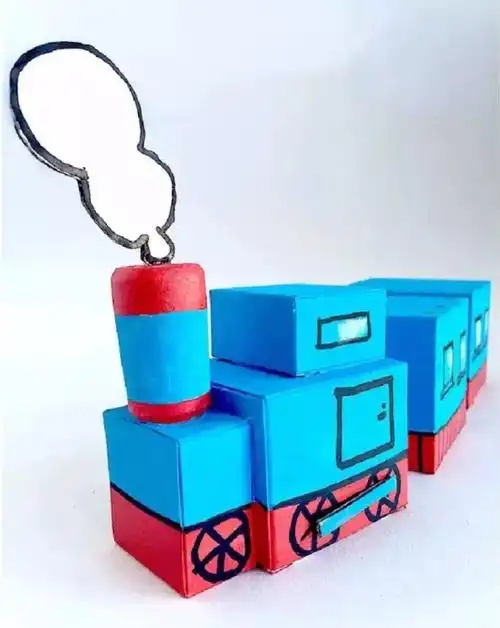 5】巧手小制作——纸盒火车   亲爱的小朋友们,让我们准