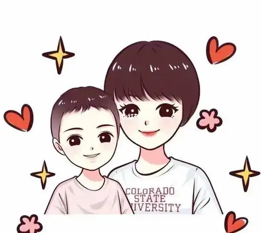 一个妈妈带两个儿子的微信头像 微信头像图片大全 -【爱个性】